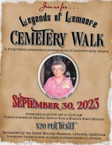 Sign up for the annual Legends of Lemoore Cemetery Walk